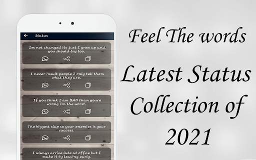 Latest WhatsApp Status 2021 screenshot 4