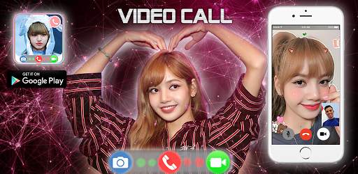 Lisa Video Call Blackpink- Video Call Simulation screenshot 1