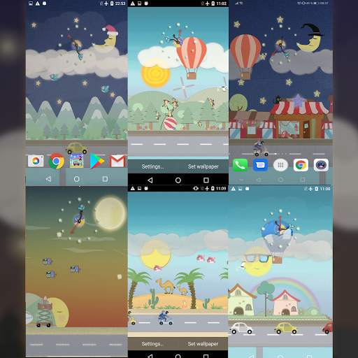 Paper Land 2 Live Wallpaper FREE screenshot 9