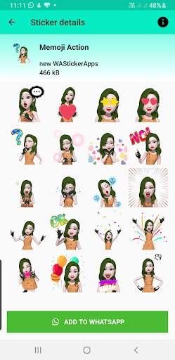 3D moving stickers for whatsapp - animated sticker screenshot 3