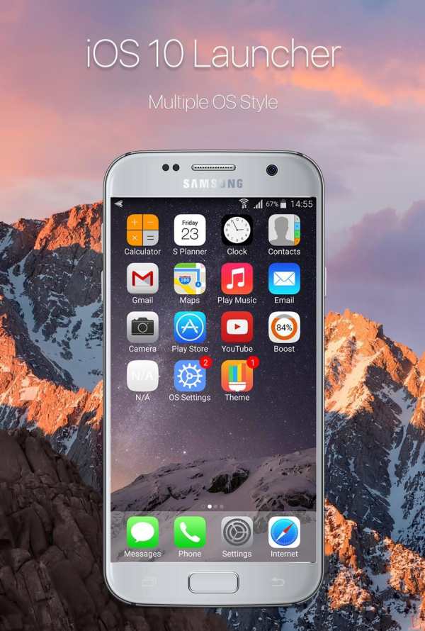 Launcher 10 for OS скриншот 1