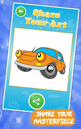 Cars coloring pages for kids screenshot 9