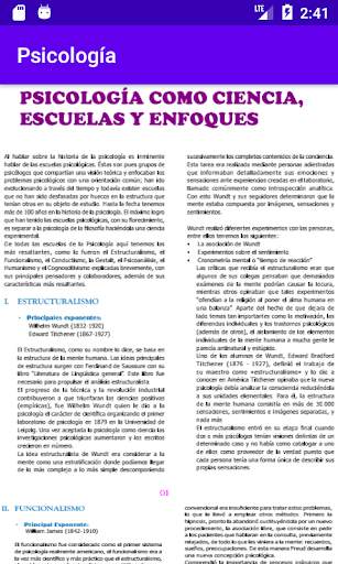 Psicología Preuniversitario screenshot 4