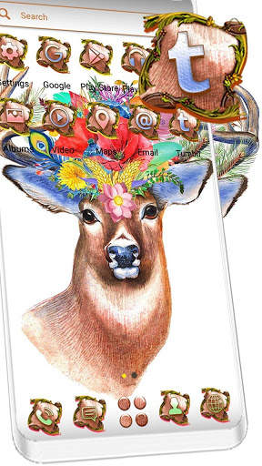 Deer Art Launcher Theme screenshot 3