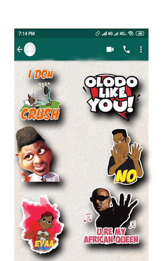 New Naija Stickers (WaStickerApps) screenshot 1