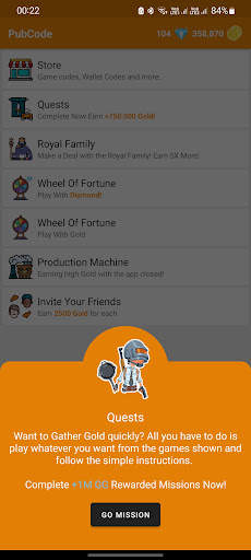 PubCode - Earn UC Royale Pass screenshot 1