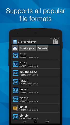 B1 Archiver zip rar unzip screenshot 1