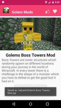 Golem Mod For MCPE. screenshot 4