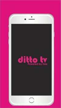 Free ditto TV -  Live TV Shows Channels List screenshot 1
