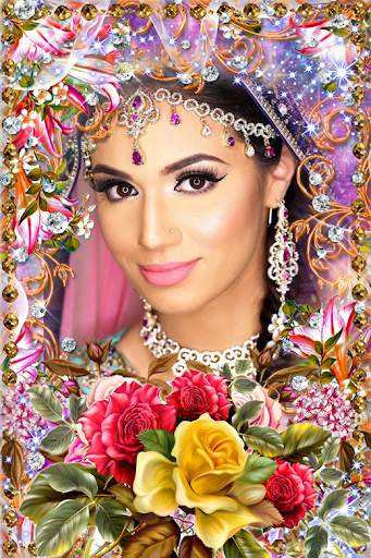 Lovely flower Photo Frame screenshot 1
