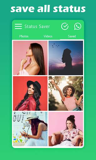 status saver for whatsapp - download status & save screenshot 1