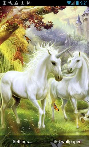 Unicorn Live Wallpaper screenshot 3
