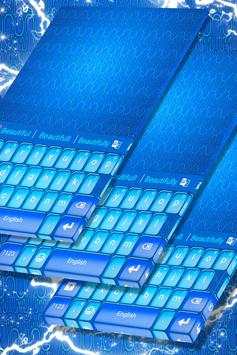 Latest Blue Keyboard Theme screenshot 1