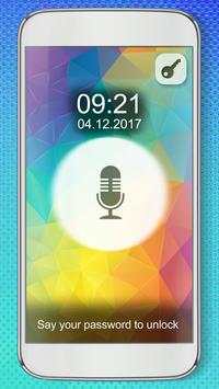 Voice lock screen - unlock with your voice! screenshot 1