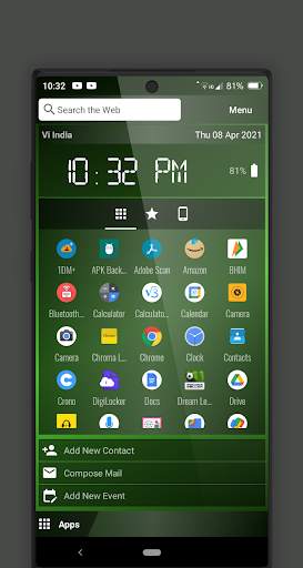 Chroma Launcher - Pocket PC Style Home screenshot 2