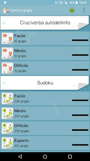 Giochi a griglia (cruciverba & sudoku) screenshot 5