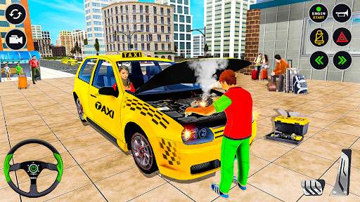 US Taxi Car Driving Simulator screenshot 5