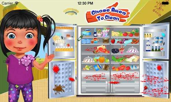 Freezer cleaning girls games screenshot 2
