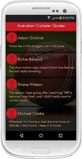 Cricketers Quotes screenshot 2