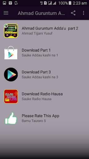 Ahmad Tijjani Yusuf Guruntum Addau part 2 screenshot 2