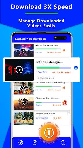 Video Downloader for Facebook screenshot 1