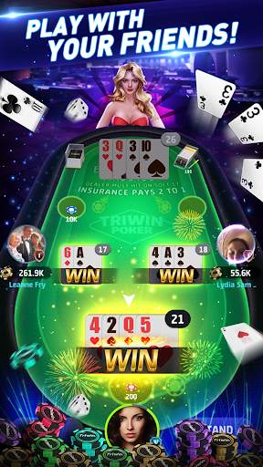 Blackjack - Online Poker Games 2 تصوير الشاشة