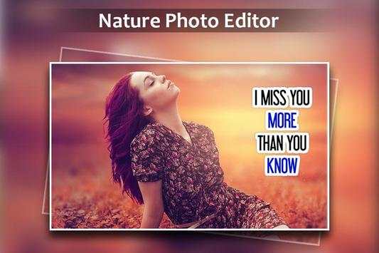 Nature Photo Editor : Frame, Sticker, Text screenshot 3