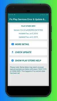 Fix Play Services Error , Update & Help Play Store screenshot 3