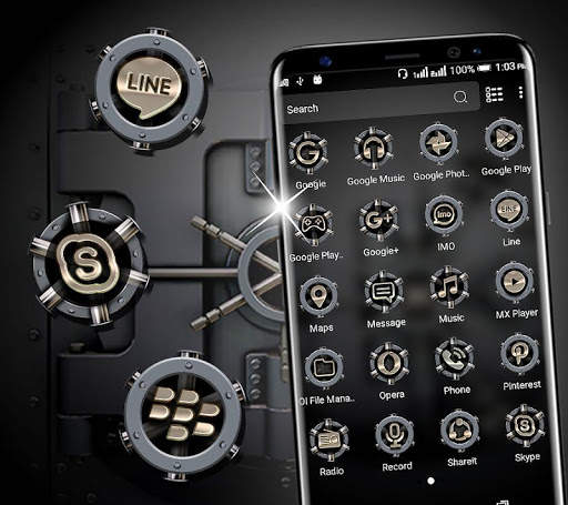 Safe Vault Launcher Theme screenshot 2