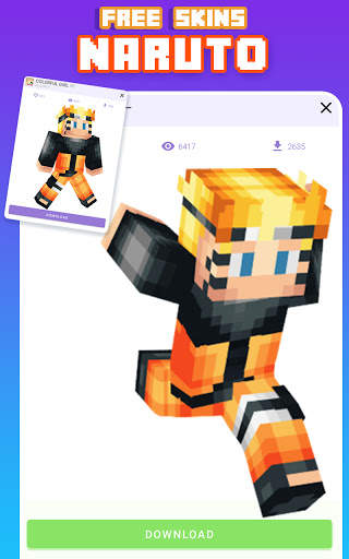 Skins Addon Map&Shader Naruto For MCPE 2021 screenshot 2