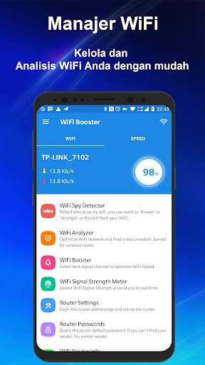 Pengelola WiFi - Tes Kecepatan screenshot 1