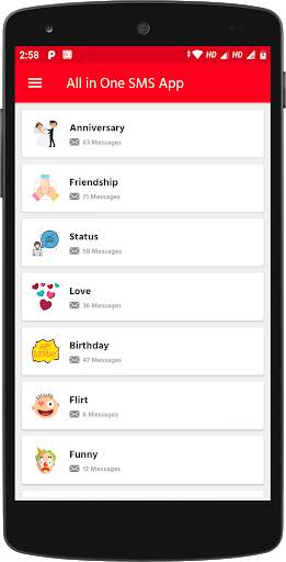 All in One SMS App screenshot 1