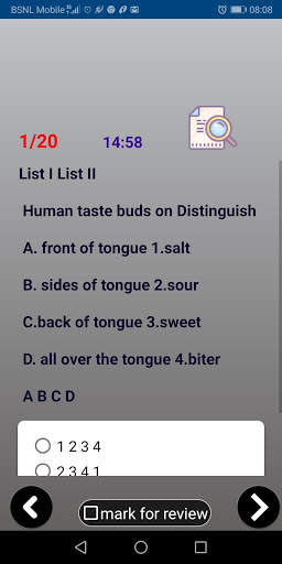 General Science Biology Test 4 تصوير الشاشة