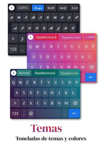Fonts Aa - Teclado de fuente screenshot 3