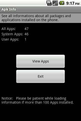 Apk Info free screenshot 1
