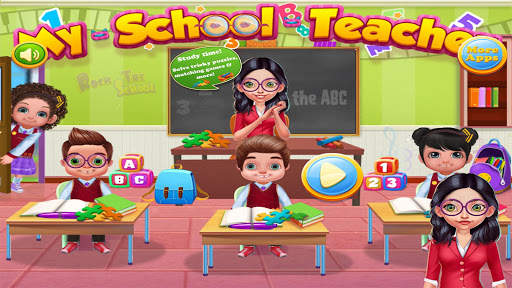 My School Teacher - Classroom is Fun * Kids Game screenshot 1