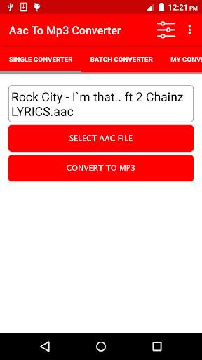 Aac To Mp3 Converter screenshot 2