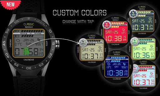 Retro Digital Watch Face & Clock Live Wallpaper screenshot 3