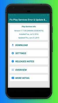Fix Play Services Error , Update & Help Play Store screenshot 2