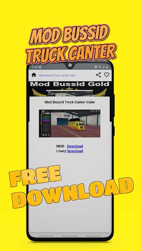 Mod Bussid Truk Canter DJ Mino 2020 screenshot 7