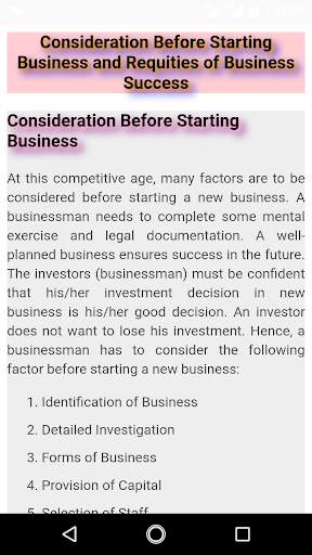 Business Studies Class 11 -  Offline screenshot 6