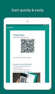 Tablet for WhatsApp screenshot 1