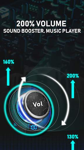 200% Volume - Sound Booster, Music Player screenshot 1