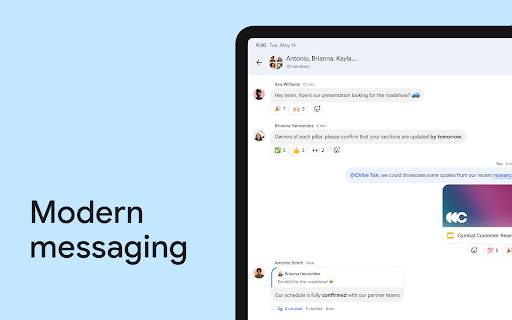 Google Chat screenshot 9