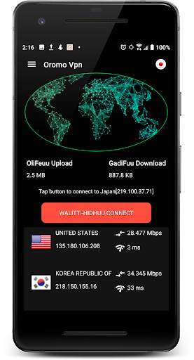 Oromo Bilisa Maayyii VPN screenshot 3