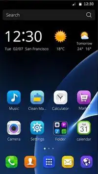Galaxy J7  Launcher and Theme स्क्रीनशॉट 1
