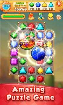 Jewels Game Match 3 Free - Paradise Island screenshot 5