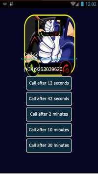 Sonic Fake Call - We Love d Dash скриншот 3