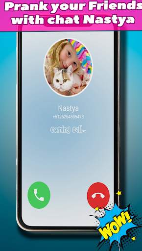 New Fake Call Chat Nastya screenshot 3