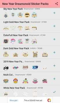 WhatsApp New Year Sticker - WAStickerApps screenshot 2